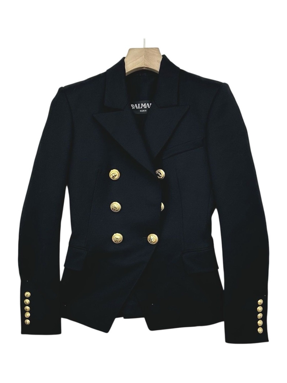 Balmain Black Label Silk-Look Neck Tape